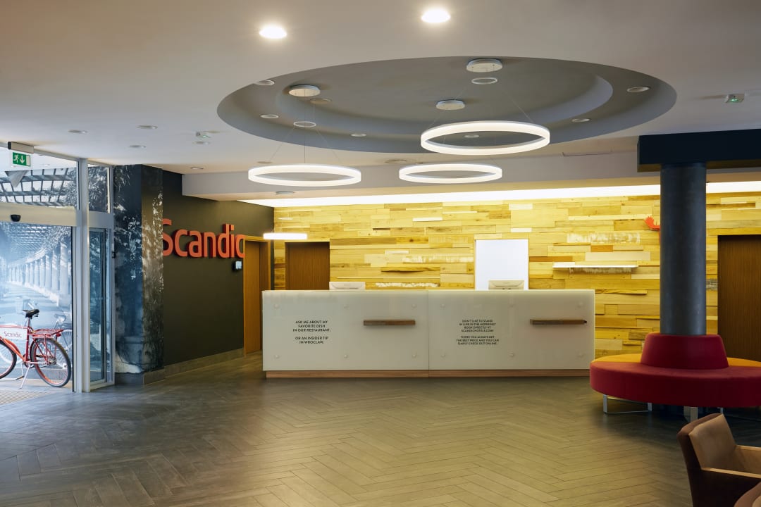 Lobby Scandic Wrocław