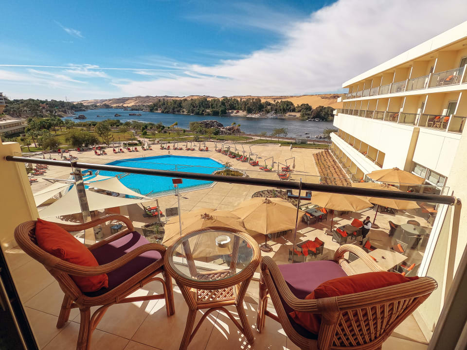 Ausblick Hotel Mövenpick Resort Aswan