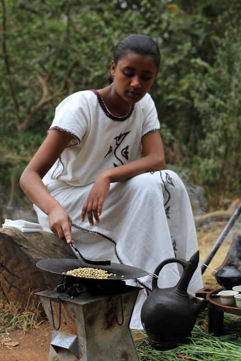 Pražení kávy Aregash Lodge