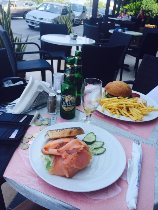 Bar essen im hotel Ibiscus Hotel Rhodos