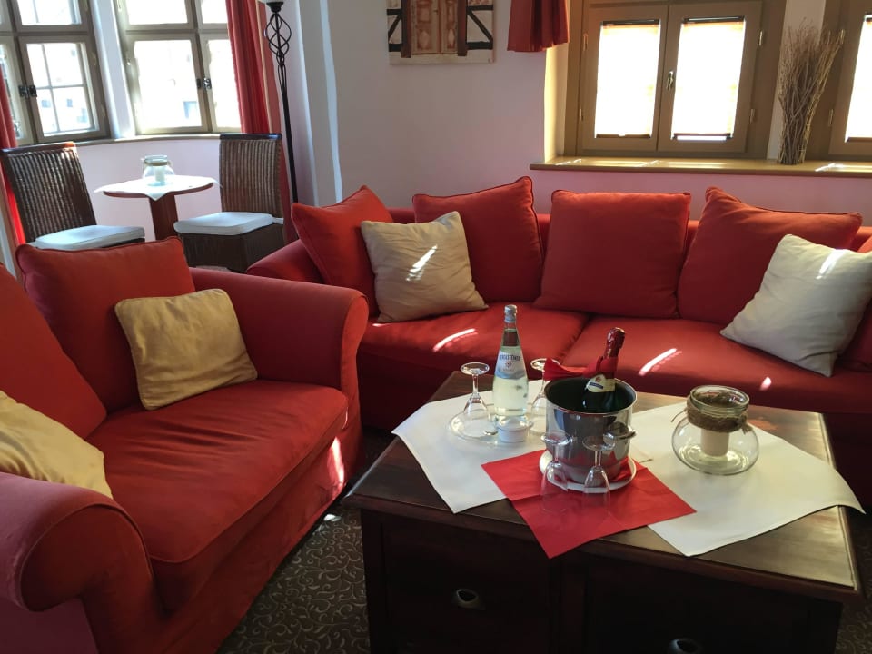 Gemütliche Sitzecke Hotel Wyndham Garden Quedlinburg Stadtschloss