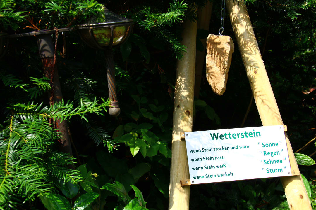 Gartenanlage Pension altes Wasserwerk