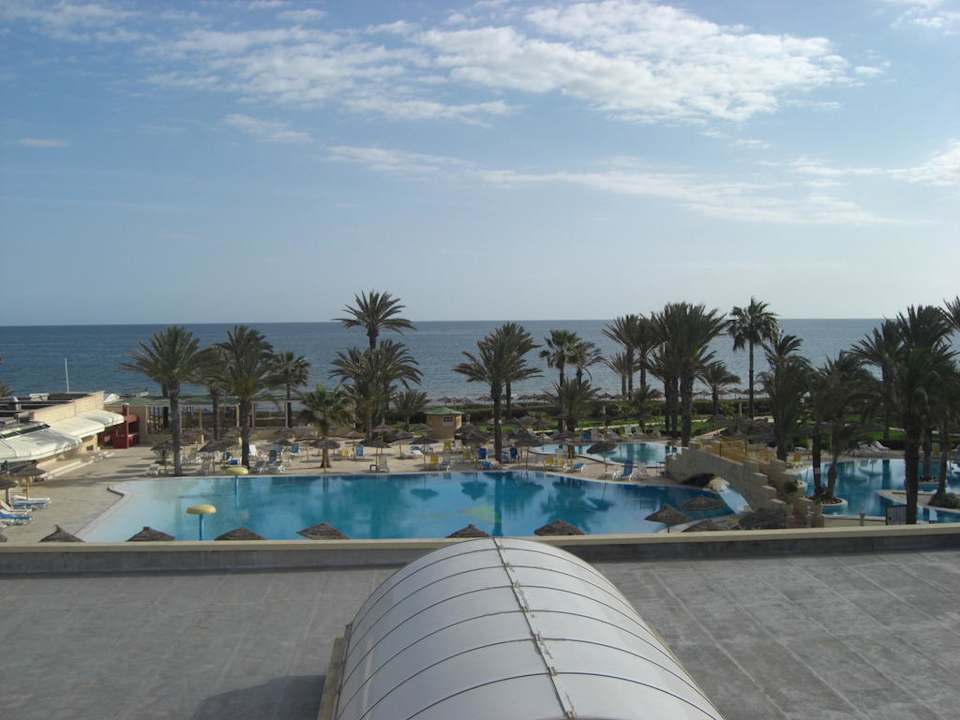 Ausblick von Zimmer 416 Houda Golf & Beach Club