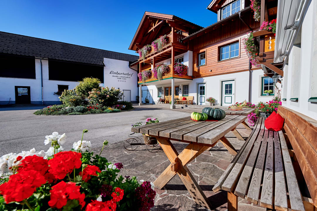 Außenansicht Linharterhof Urlaub am Bauernhof