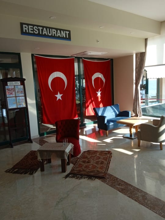 Lobby Aska Hotel Just in Beach