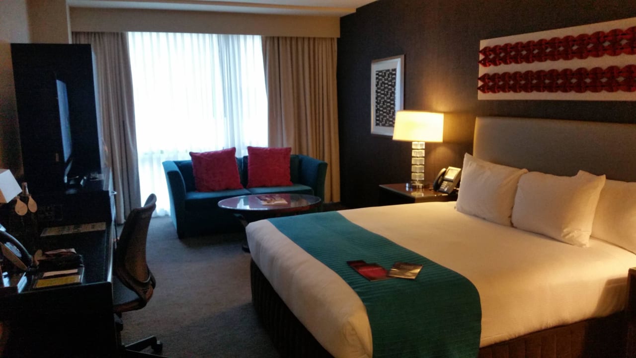 Sehr bequemes Doppelbett theWit Chicago - a DoubleTree by Hilton Hotel