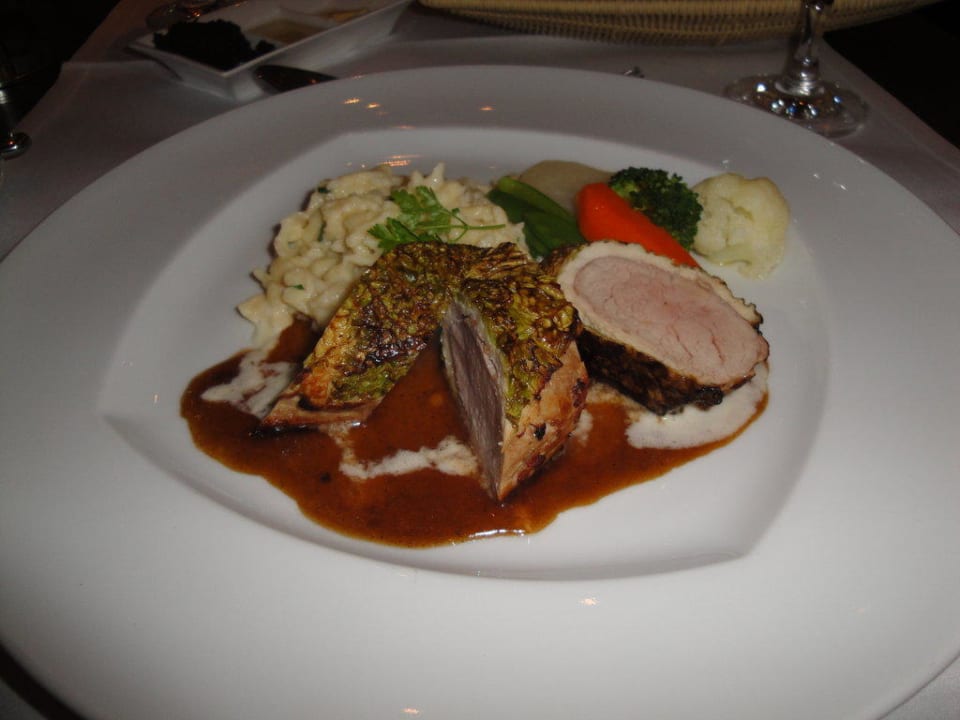 Die Hauptspeise! Alles frisch,gesund und sehr lecker Dorint Strandresort & Spa Sylt/Westerland