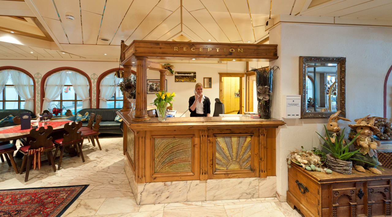 Rezeption Hotel Sonne