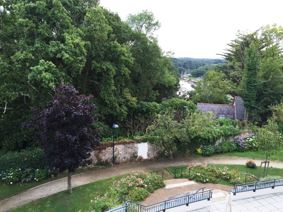 Aussicht aus dem Fenster Le Domaine de Pont Aven Art Gallery Resort