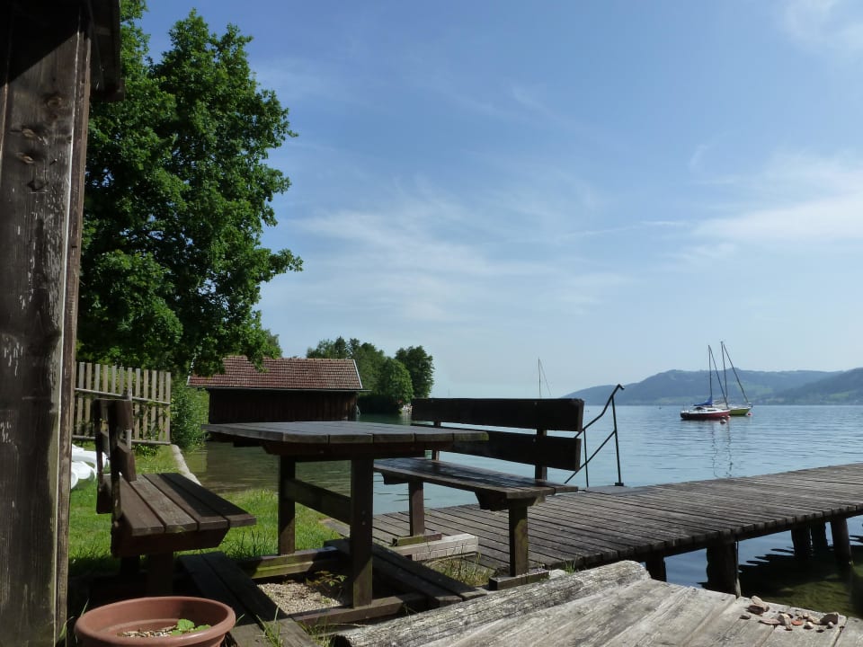 Steg und Sitzbank Panoramahotel Gasthof Schönberger