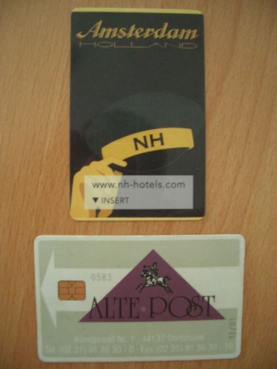 Zimmer- und Parkkarte Hotel NH Dortmund