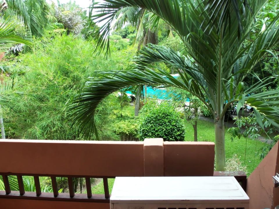 Blick vom Zimmer 208 in Richtung Pool Loma Resort & Spa