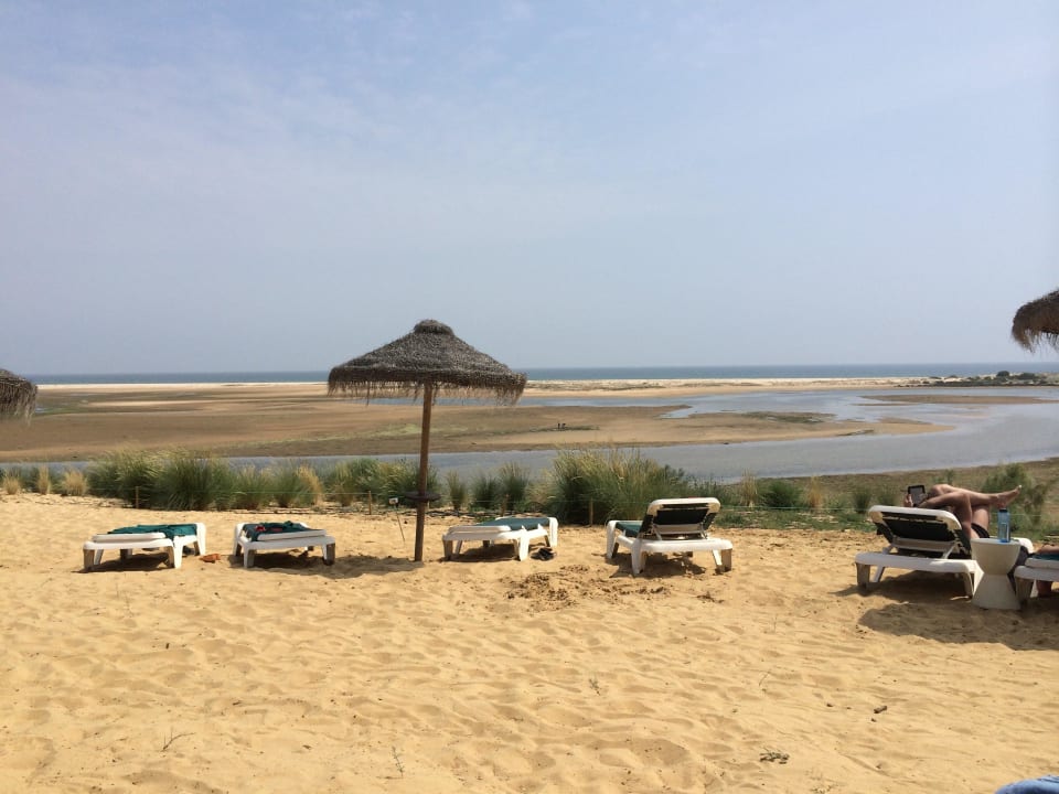 Blick auf die Lagune bei Ebbe ROBINSON QUINTA DA RIA