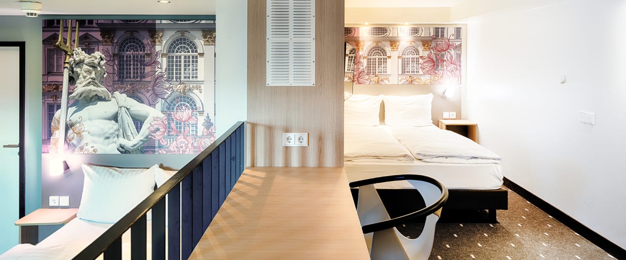 Zimmer B&B Hotel München-Moosach