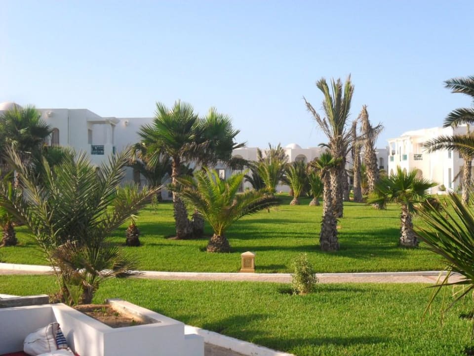 Blick von der Hotelterrasse Vincci Helios Beach