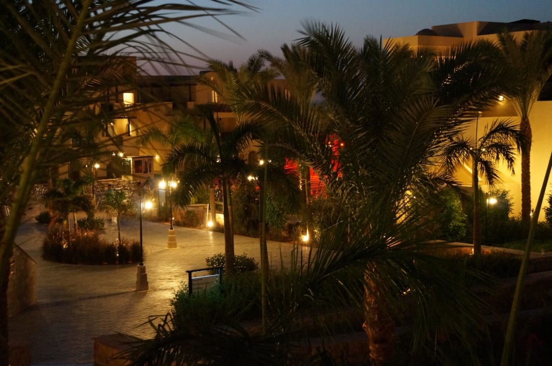 Widok z tarasu w lobby Stella Garden Resort & Spa, Makadi Bay