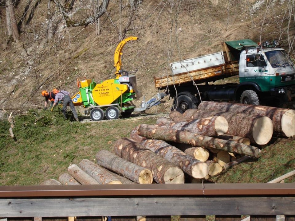 Blick von der Terrasse der Suite - Zimmer 22 Der Westerhof - Hotel in Tegernsee