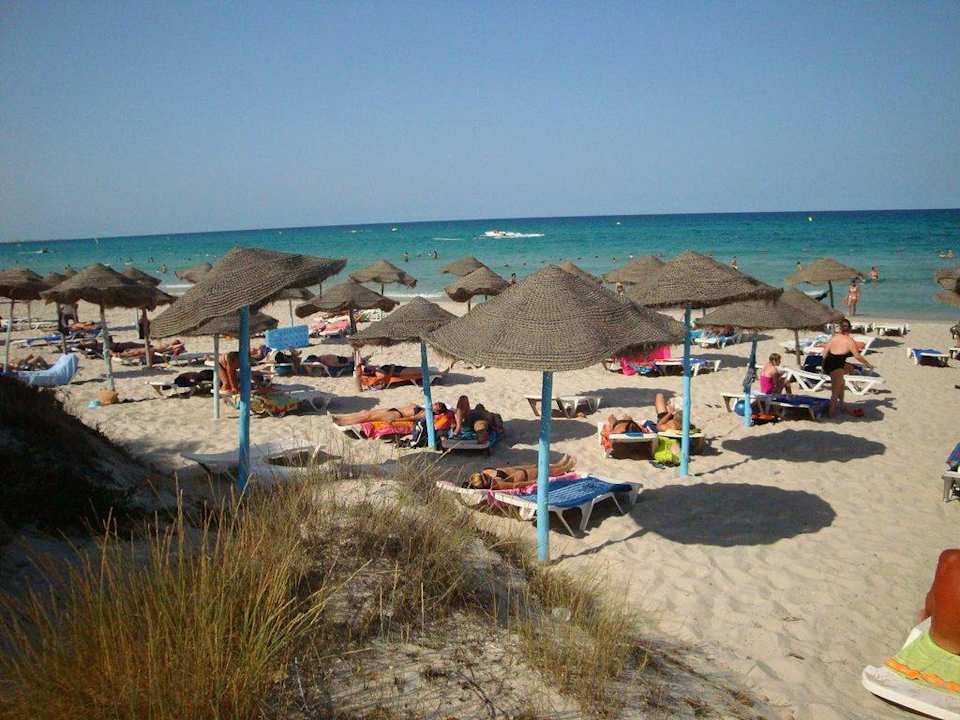 Schöner feinsandiger Strand! Hotel El Mouradi Cap Mahdia