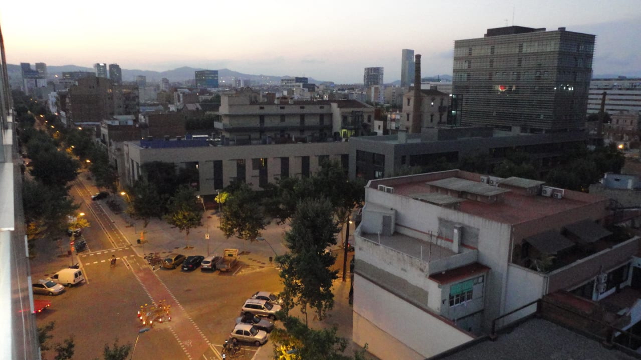 Ausblick 6. Stock Hotel 4 Barcelona