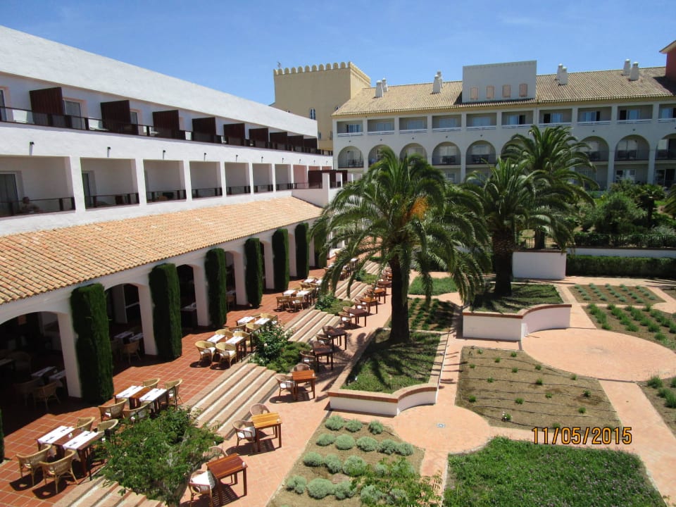 Ausblick auf die Terrasse Fuerte Conil-Resort