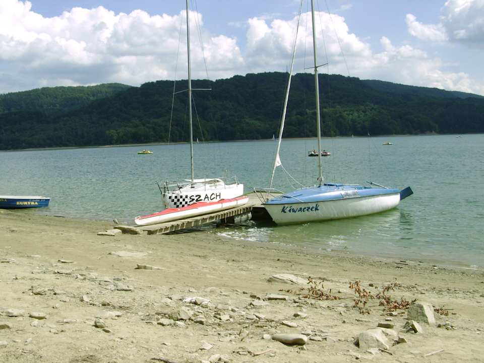 Na plaży Hotel Skalny Spa Bieszczady