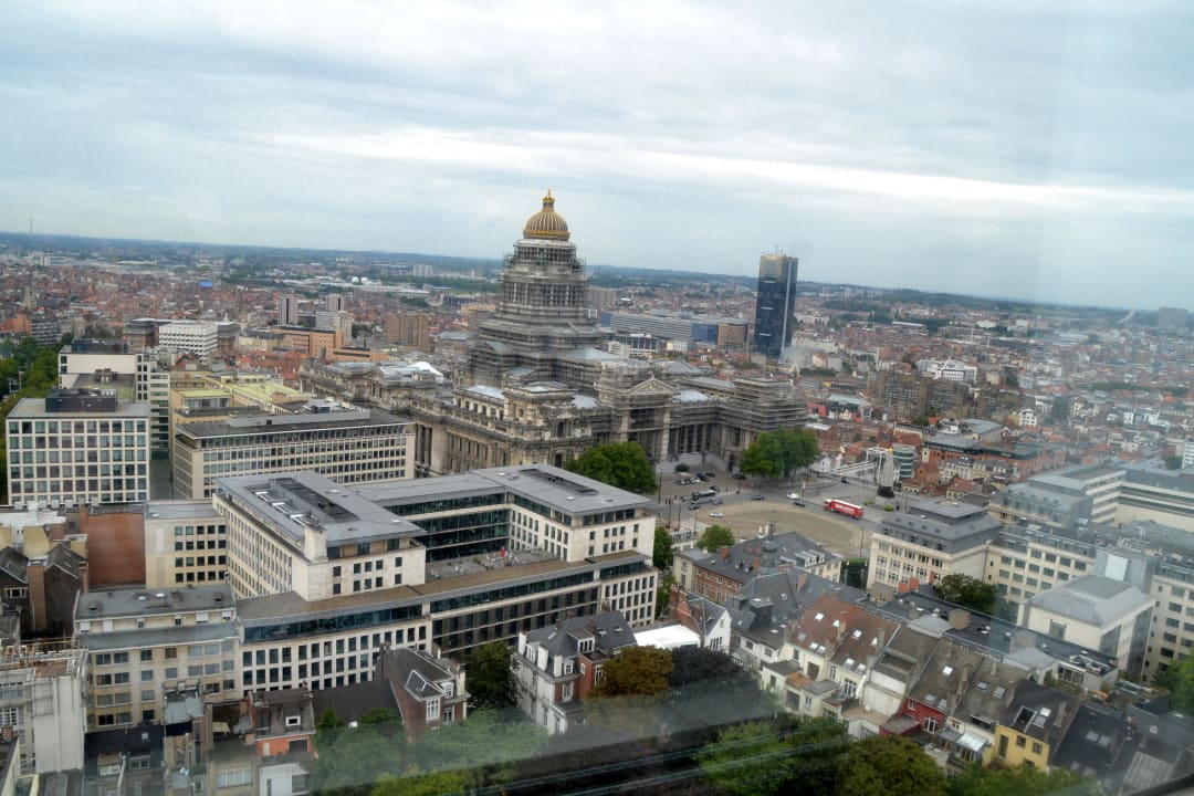 Zimmerblick aus dem 24. Stock The Hotel Brussels