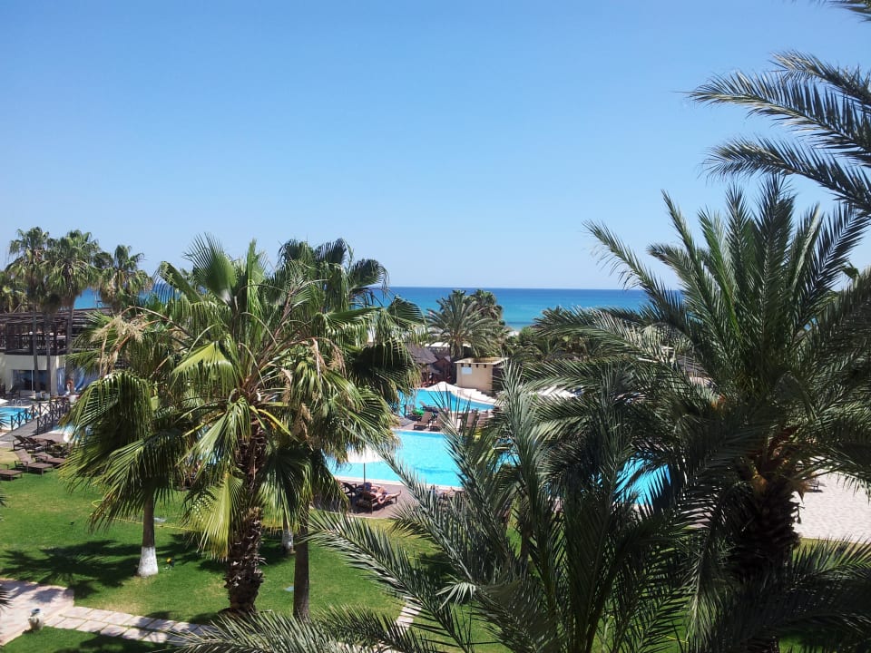 Ausblick vom Meerblick Zimmer Hotel Paradis Palace