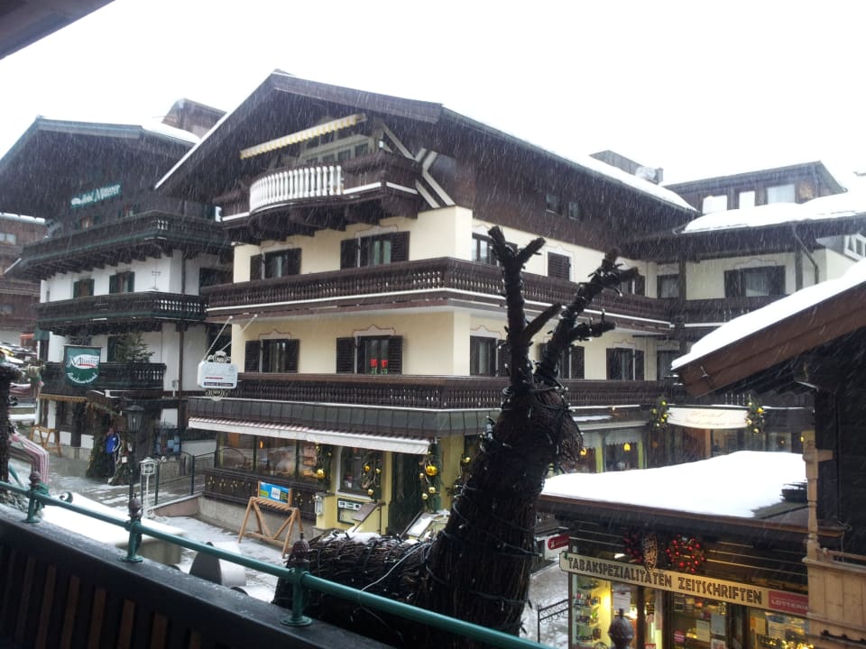 Ausblick vom Balkon Hotel Bauer