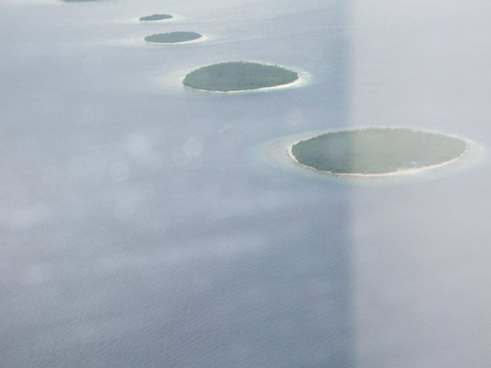 Aussicht vom Wasserflugzeug Adaaran Select Meedhupparu Island Resort - Premium All Inclusive