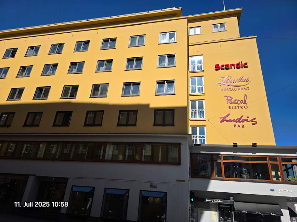 Außenansicht Hotel Scandic Neptun