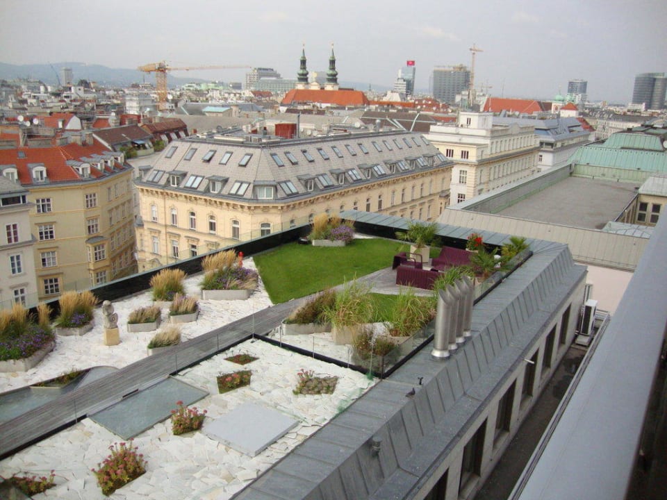 Blick vom Zimmer aus Hotel Am Parkring
