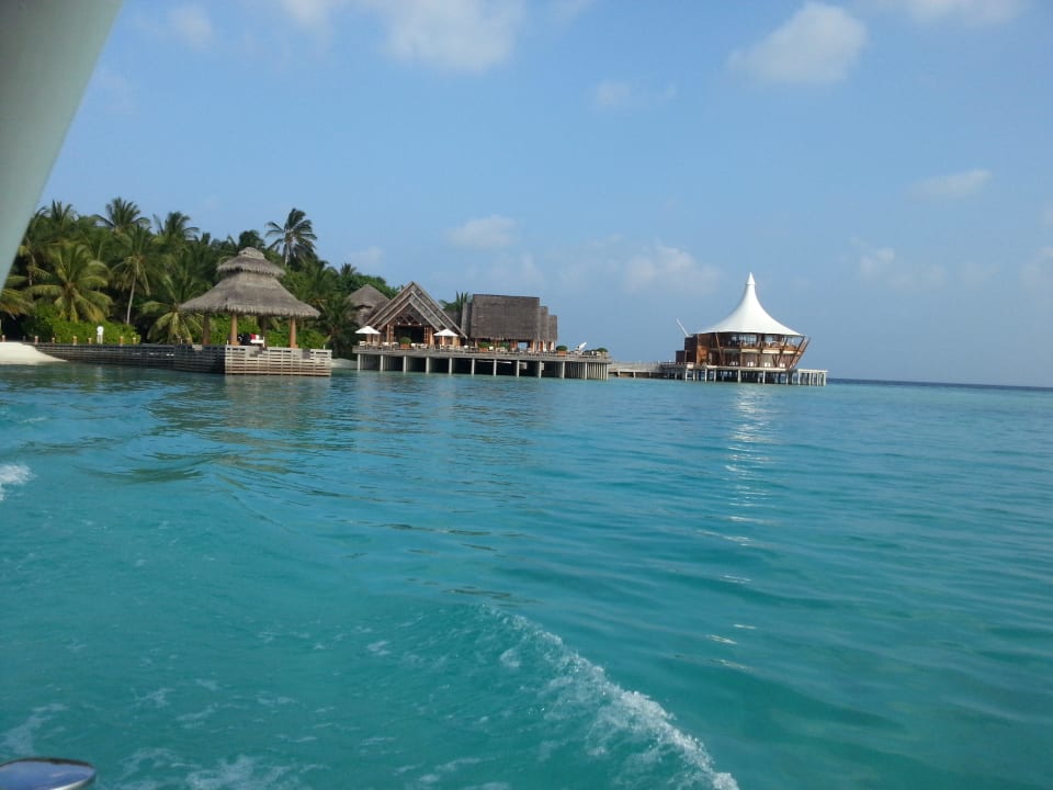 Der erste Eindruck bei der Anreise Baros Maldives Resort