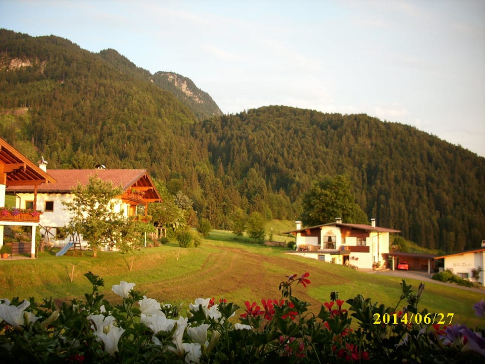 Ausblick vom Balkon Hotel Anneliese