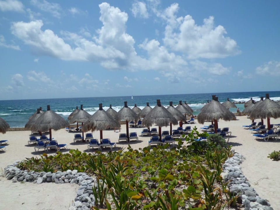 Liegen zum aussuchen den ganzen Tag über Bahia Principe Grand Tulum