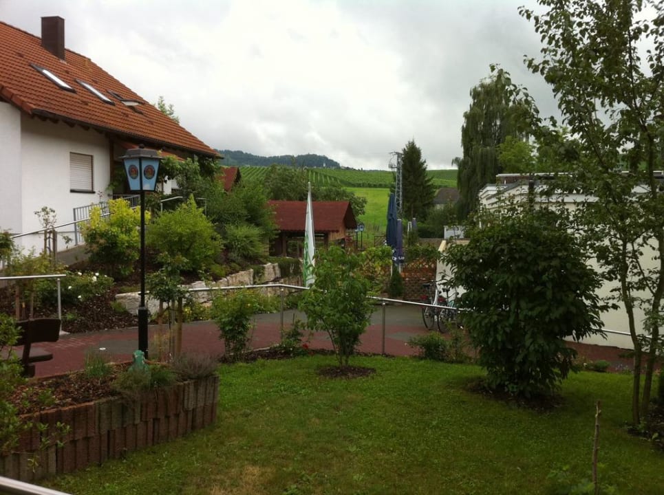 Ausblick vom Balkon Flair Hotel Landgasthof Roger