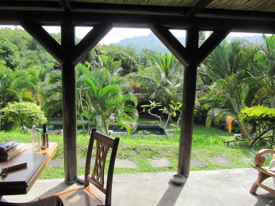 Terrasse Kaz Tropikal Lakaz Chamarel Exclusive Lodge