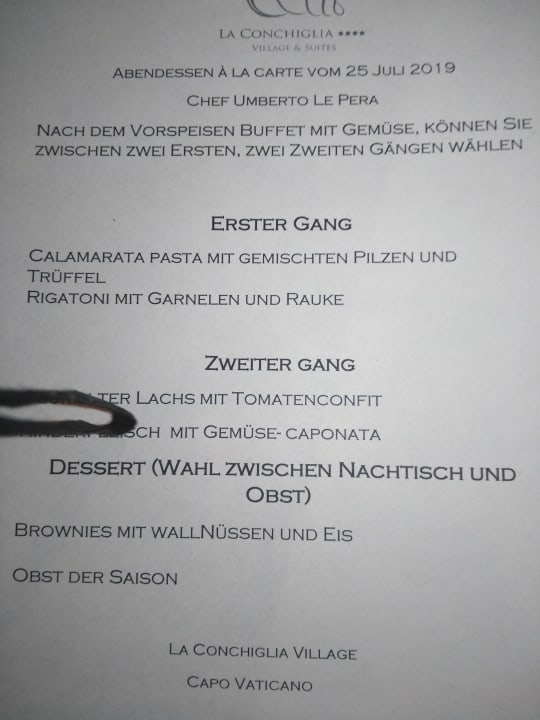 Gastro TUI SUNEO La Conchiglia