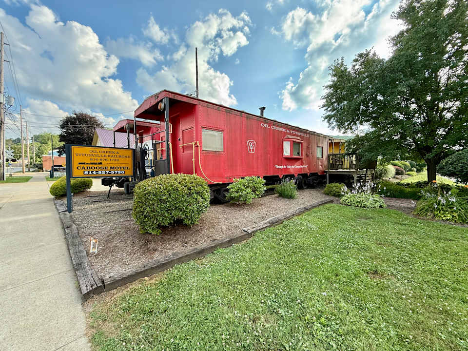 Außenansicht Caboose Motel