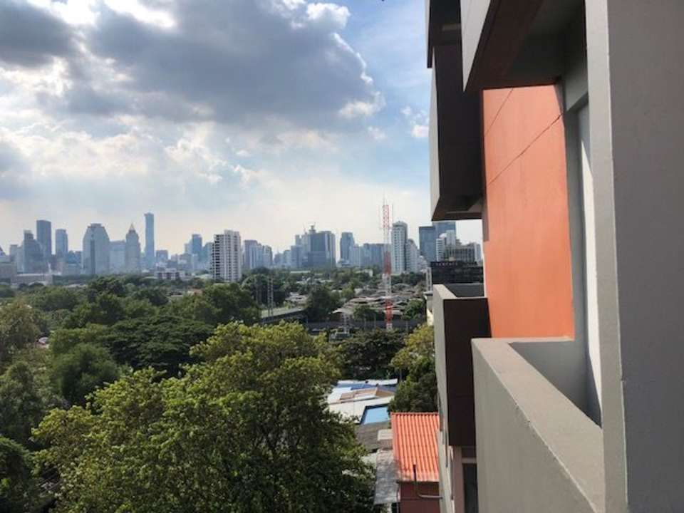 Ausblick vom Balkon  Hotel Nanatai Mansion