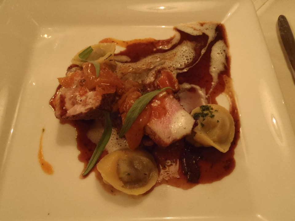 Rindsrouladen mit Teigtaschen Schlosshotel Lacknerhof
