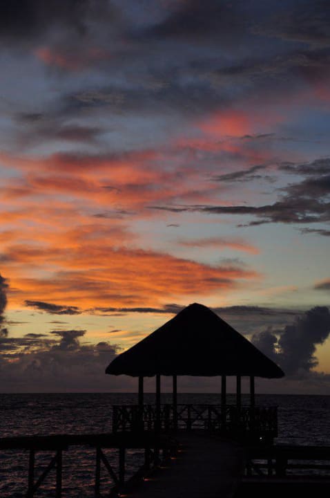 Sonnenuntergang  Fihalhohi Maldives