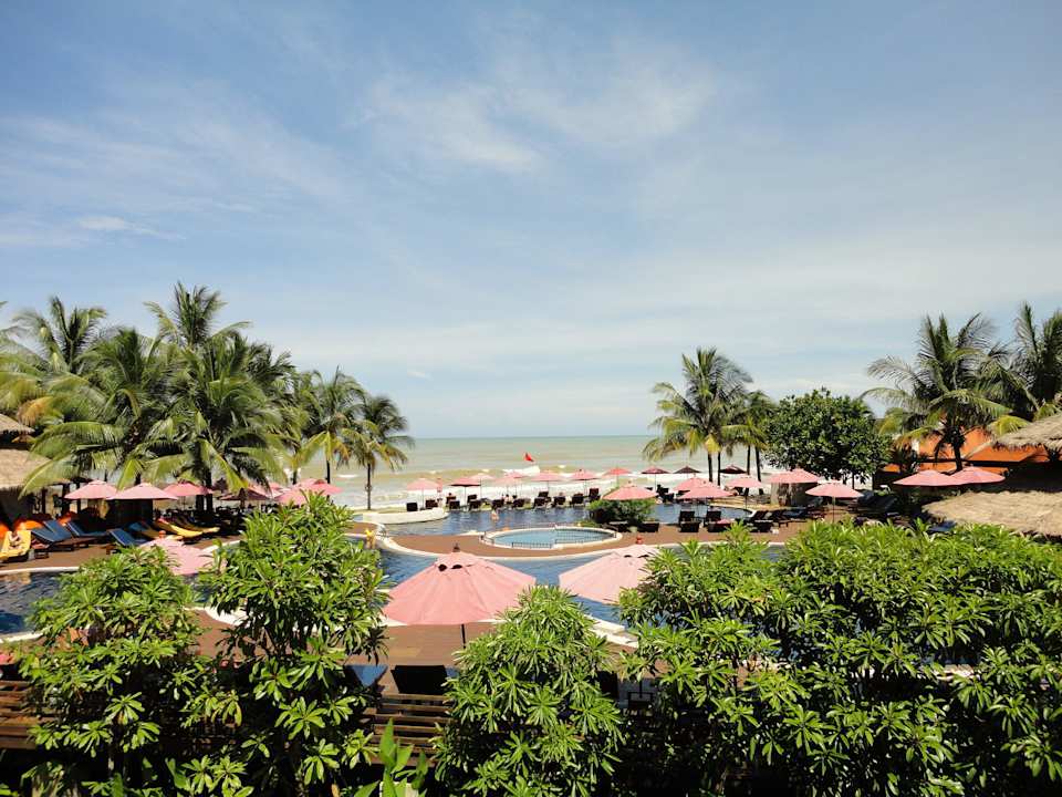 Sicht von der Frühstücksterrasse Khaolak Laguna Resort