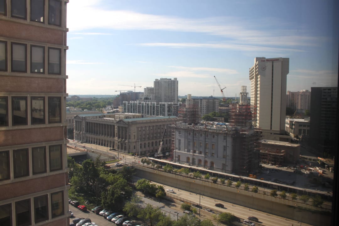 Blick aus dem Fenster Sheraton Philadelphia Downtown Hotel