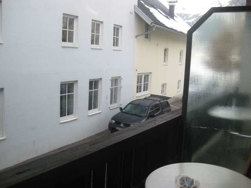 Aussicht vom Balkon Hotel Das Beck