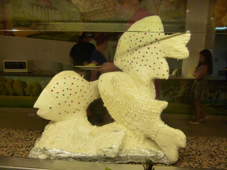 Kunstwerk aus Butter Hotel Gorgonia Beach Resort