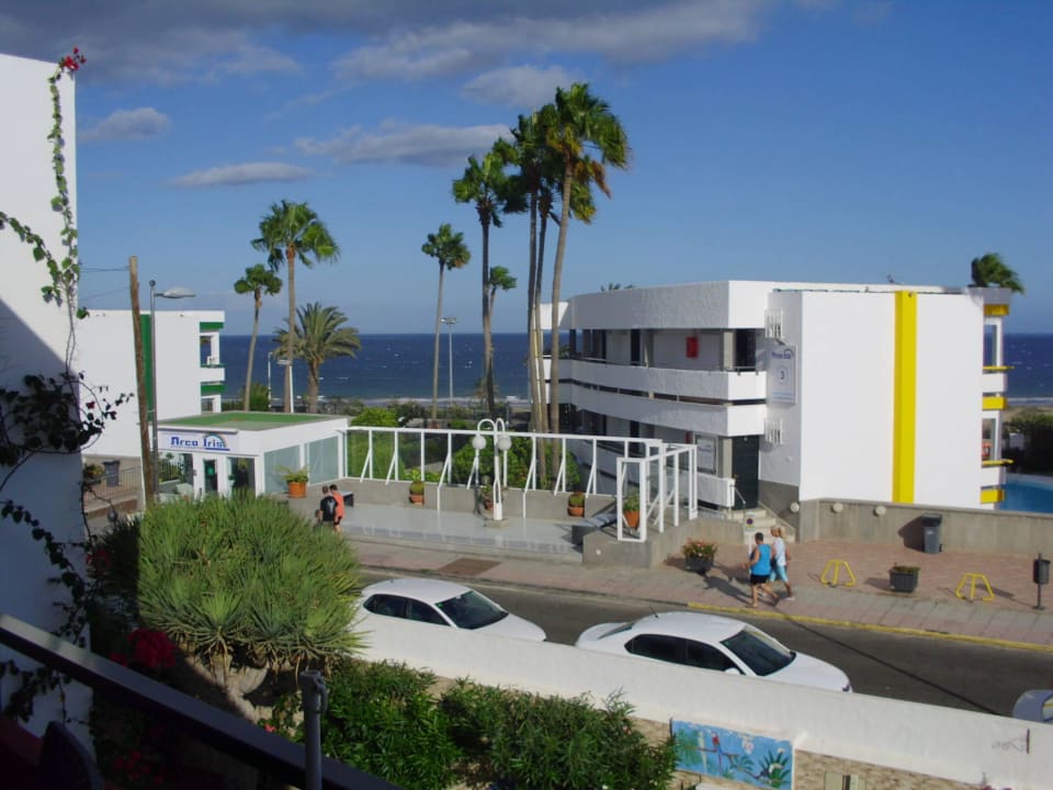 Ausblick Richtung Promenade und Strand Apartments Bogota