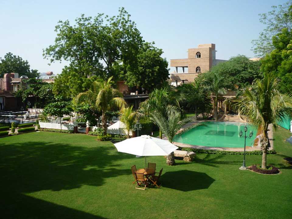 Gartenbereich Hotel Ranbanka Palace