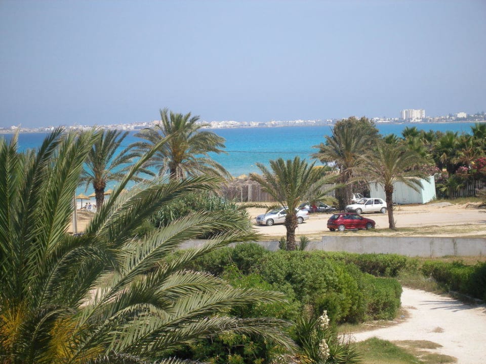 Blick vom Balkon Mahdia Beach & Aquapark