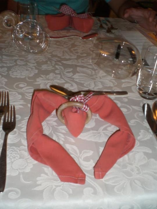 Tisch beim Abendessen  Hotel Mühlbacherhof