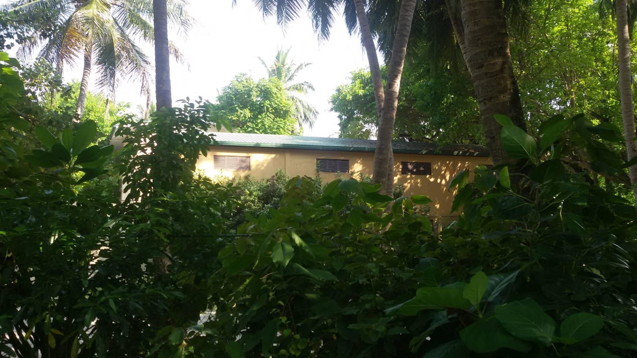 Blick aus den Gartenbungis Summer Island Maldives